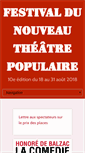 Mobile Screenshot of festivalntp.com