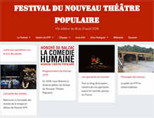 Tablet Screenshot of festivalntp.com